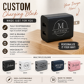 Personalized USB Wall Charger - Custom Name or Text